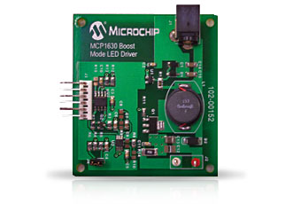 MCP1630 Boost Mode LED Driver Demo Board