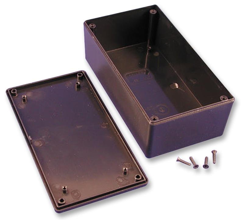 BLACK 113X63X31MM ABS HAMMOND   1591XXBSBK   BOX