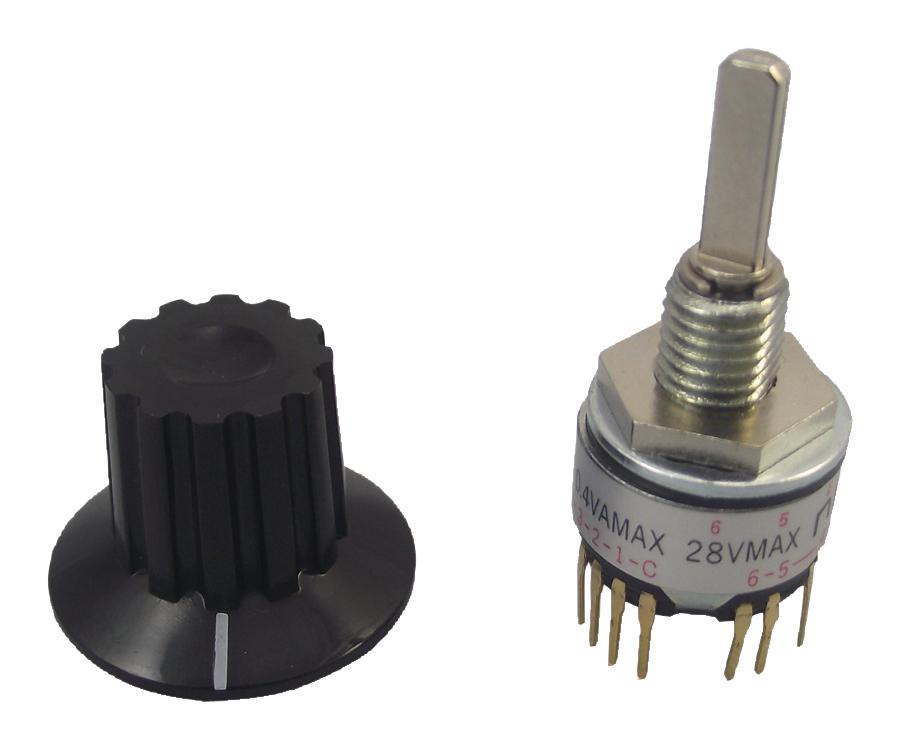 MRK206-A - Nkk Switches - Rotary Switch, 6 Position, 2 Pole