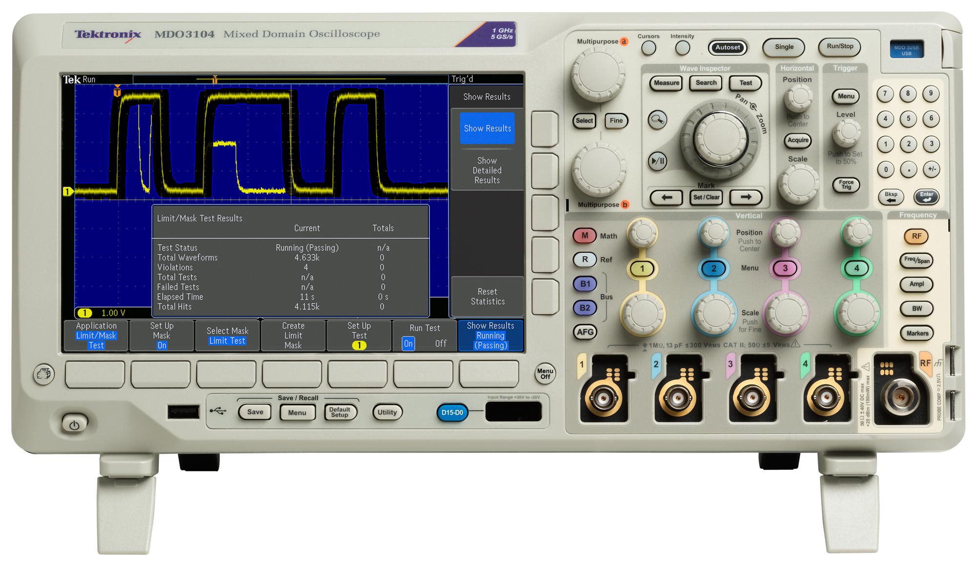 MDO3034 TEKTRONIX, MSO / MDO Oscilloscope, MDO3000 Series, 4