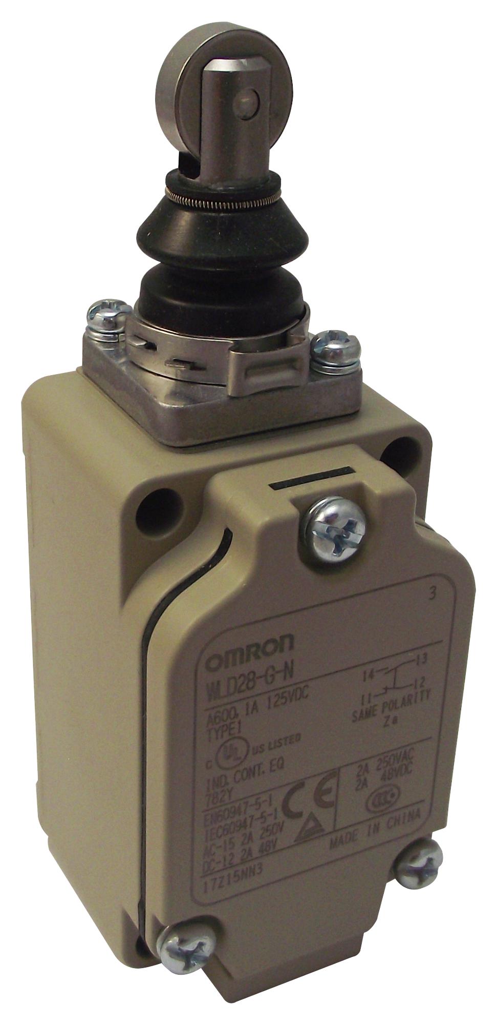 WLD28-G-N - Omron Industrial Automation - Limit Switch, Top Roller ...