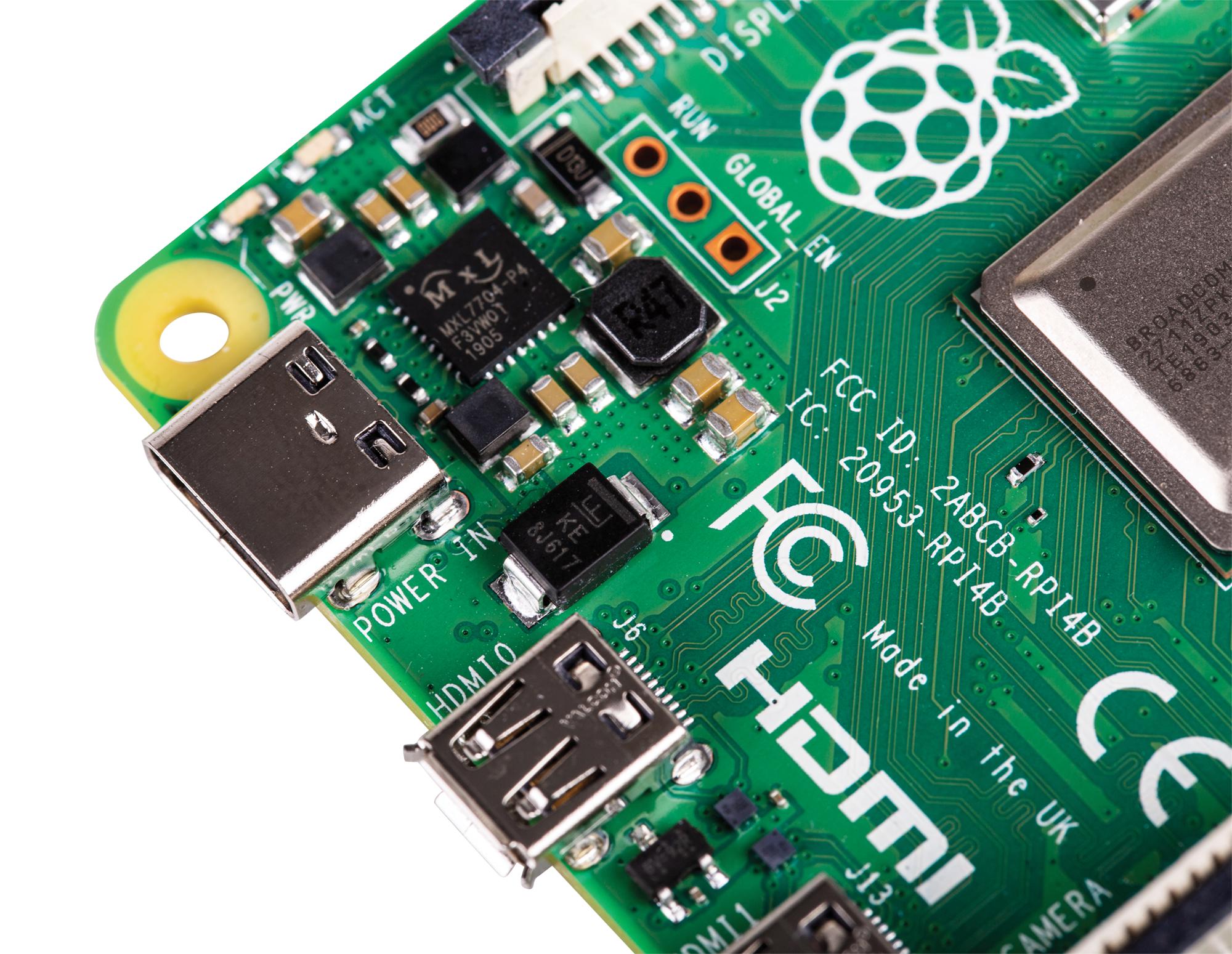 RPI4-MODBP-4GB RASPBERRY-PI, SBC, Raspberry Pi4 B 4GB