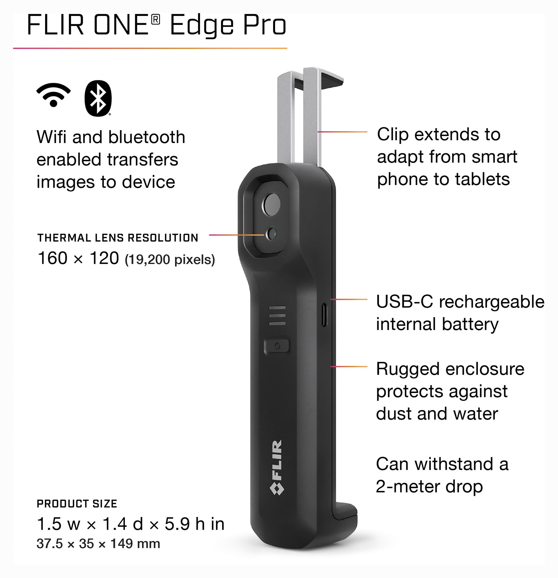 FLIR ONE Pro サーマルカメラ スマートフォン用 サーモグラフィ FLIR ONE Pro | Teledyne FLIR