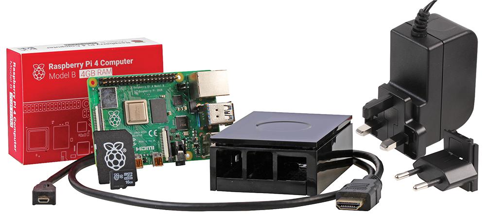 RPI4-MODB HDMISK-BLK4GB - U:create - Raspberry Pi 4B Starter Kit