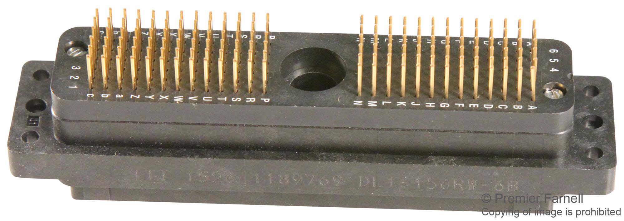 DL1156RW6B. Itt Cannon ZIF CONNECTOR, RECEPTACLE, 156 POSITION