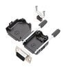 AMPHENOL COMMUNICATIONS SOLUTIONS L17DPPK09-BK+L77HDE15S