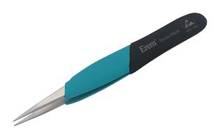 WELLER EREM EOOSA Tweezer, Ergonomic, Precision, 5 ", Stainless Steel Body, Stainless Steel Tip