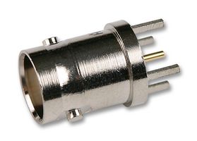 AMPHENOL RF B6251C1-NT3G-50 RF / Coaxial Connector, BNC Coaxial, Straight Jack, Through Hole Vertical, 50 ohm