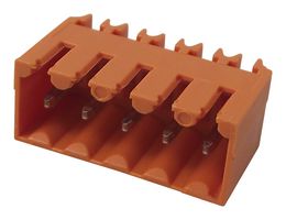 WEIDMULLER SL 3.5/5/180G Pin Header, Top Entry, Wire-to-Board, 3.5 mm, 1 Rows, 5 Contacts, Through Hole, SL 3.5