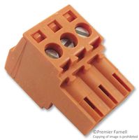 WEIDMULLER BL 3.5/6 Pluggable Terminal Block, 3.5 mm, 6 Ways, 22 AWG, 14 AWG, 1.5 mm², Screw