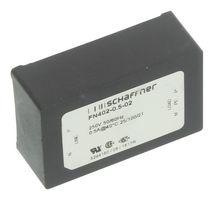 TE CONNECTIVITY - SCHAFFNER FN402-0.5-02 Power Line Filter, General Purpose, 250 VAC, 500 mA, Single Phase, 1 Stage, Through Hole