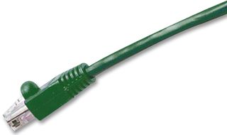 MOLEX CES PCD-01000-0JJ Ethernet Cable, Patch Lead, Cat5e, RJ45 Plug to RJ45 Plug, Green, 0.5 m