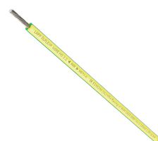 LAPP 4160300 Wire, Stranded, Hook Up, UL1015, PVC, Green, Yellow, 100 m