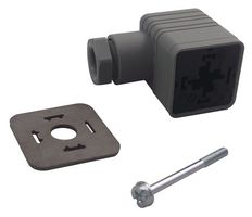 HIRSCHMANN GDM 3016 GR + GDM 3-21 EPDM Rectangular Power Connector, 3+E, Gasket, 3 Contacts, Cable Mount, Screw, Receptacle
