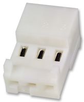 TE CONNECTIVITY - AMP 3-643814-3 IDC Connector, IDC Receptacle, Female, 2.54 mm, 1 Row, 3 Contacts, Cable Mount