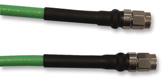 RADIALL R286301072 RF / Coaxial Cable Assembly, 19.69 ", 500 mm, SMA Straight Plug, SMA Plug, 50ohm, 50 ohm