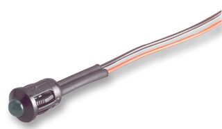 CML INNOVATIVE TECHNOLOGIES 1980000150500 LED Panel Mount Indicator, Snap-in, Red, 6 VDC, 8 mm, 16 mA, 70 mcd, Not Rated
