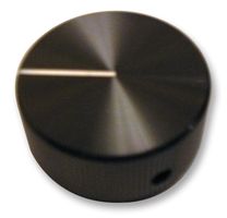 MULTICOMP KB00013 Knob, Round Shaft, 6.4 mm, Aluminium, Round with Indicator Line, 31.8 mm