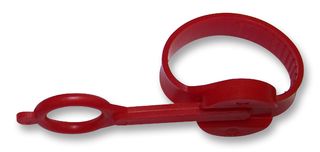 DELTRON COMPONENTS 075-0300 CABLE TIE, REL, RED, 135MM, PK10