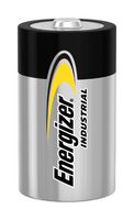 ENERGIZER 7638900361087 Battery, 1.5 V, D, Alkaline, 20.5 Ah, Raised Positive and Flat Negative, 12