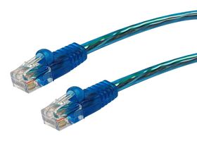 VIDEK 2965-30IM Ethernet Cable, Patch Lead, Cat5e, RJ45 Plug to RJ45 Plug, Blue, 30 m