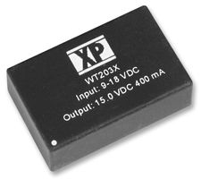 XP POWER WT205A Isolated Through Hole DC/DC Converter, ITE, DIP, 4:1, 5 W, 2 Output, 12 V