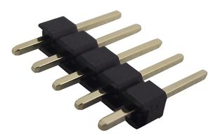 MULTICOMP PRO 2211S-05G Pin Header, Board-to-Board, 2.54 mm, 1 Rows, 5 Contacts, Through Hole Straight, 2211S Series