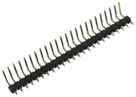 MULTICOMP PRO MC34765 Pin Header, Board-to-Board, 2.54 mm, 1 Rows, 24 Contacts, Through Hole Right Angle, MC34