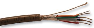 ALPHA WIRE 1216C SL005 Multicore Cable, Control, Screened, 6 Core, 24 AWG, 0.229 mm², 100 ft, 30.5 m
