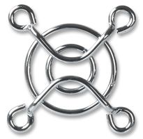 MULTICOMP PRO MCSC30-W1 Fan Finger Guard, Steel - Wire Form, 25mm Axial Fans, 24 mm, Silver