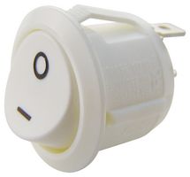 MULTICOMP PRO R13-112A5-02-WW-3A Rocker Switch, On-Off, SPST, Non Illuminated, Panel Mount, White, R13