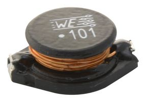 WURTH ELEKTRONIK 7445820 Power Inductor (SMD), 100 µH, 1.8 A, Unshielded, 3.4 A, WE-PD4 Series