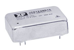 XP POWER JCG1212S05 Isolated Through Hole DC/DC Converter, 2:1 Input, ITE, DIP, 2:1, 12 W, 1 Output, 5 V