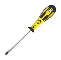 CK TOOLS T49110-055 Screwdriver, Slotted, Flared, 100 mm Blade, 5.5 mm Tip, 220 mm Overall