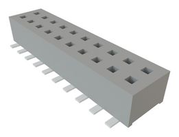 SAMTEC CLP-110-02-L-D PCB Receptacle, Board-to-Board, 1.27 mm, 2 Rows, 20 Contacts, Surface Mount