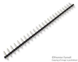 METZ CONNECT 31017124 Pin Header, Board-to-Board, 5 mm, 1 Rows, 24 Contacts, Through Hole, Type 017
