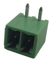 CAMDENBOSS CTB93HE/2 Terminal Block, Header, Header, 3.81 mm, 2 Ways, 10 A, 200 V, Through Hole Right Angle