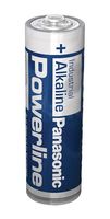 PANASONIC LR6AD/B. Battery, 1.5 V, AA, Alkaline, Raised Positive and Flat Negative, 500