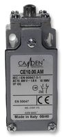 CAMDENBOSS CE10.00.AM Limit Switch, Plunger, 1NO / 1NC, 10 A, 400 V, 15 N, CE10 Series