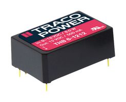 TRACO POWER THB 6-2423 Isolated Through Hole DC/DC Converter, Medical, DIP, 2:1, 6 W, 2 Output, 15 V