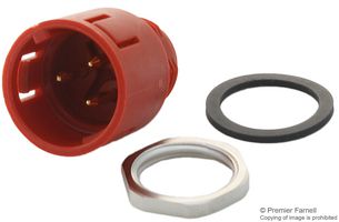 BINDER 99-9107-50-03 Circular Connector, Miniature Circular Connector, 720 Series, Panel Mount Plug, 3 Contacts