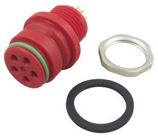 BINDER 99-9116-50-05 Circular Connector, Miniature Circular Connector, 720 Series, Panel Mount Receptacle, 5 Contacts