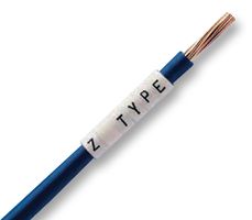 RAYCHEM - TE CONNECTIVITY 05811937. Wire Marker, Z Type, Size 7, Push On Pre Printed, - (Minus), Black, White, 3.2 mm