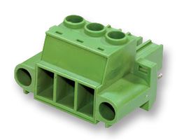 AMPHENOL COMMUNICATIONS SOLUTIONS 20020517-M041B01LF Pluggable Terminal Block, 7.62 mm, 4 Ways, 24 AWG, 8 AWG, 10 mm², Screw