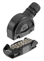 HARTING 19 41 024 0423 Connector Backshell, Top Entry Hood without Cable Gland, Han 24B Series Connectors, 24B, 180°