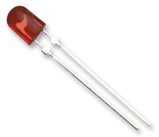 BROADCOM HLMP-D101 LED, Red, Through Hole, T-1 3/4 (5mm), 20 mA, 1.8 V, 637 nm