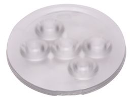 LEDIL C11613_ANNA-50-5-M-XP LED Lens, 5 LED Optic, Spot, Transparent, 49.9 mm, Round, PMMA (Polymethylmethacrylate)