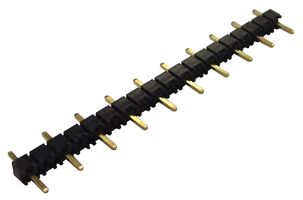 SAMTEC TSW-202-07-G-S Pin Header, Vertical, Board-to-Board, 5.08 mm, 1 Rows, 2 Contacts, Through Hole, TSW