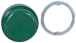 SCHNEIDER ELECTRIC 9001KU5 Switch Cap, 9001K Series 30mm Non-Illuminated Pushbutton Switches, Green, Harmony 9001K Series