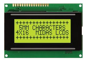 MIDAS DISPLAYS MC41605A6WK-SPTLY-V2